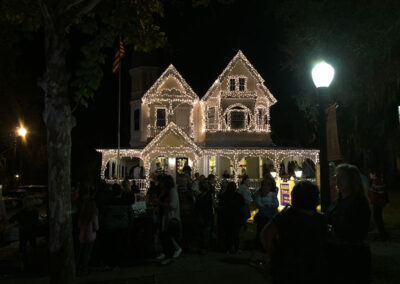 Donnelly House at Christmas