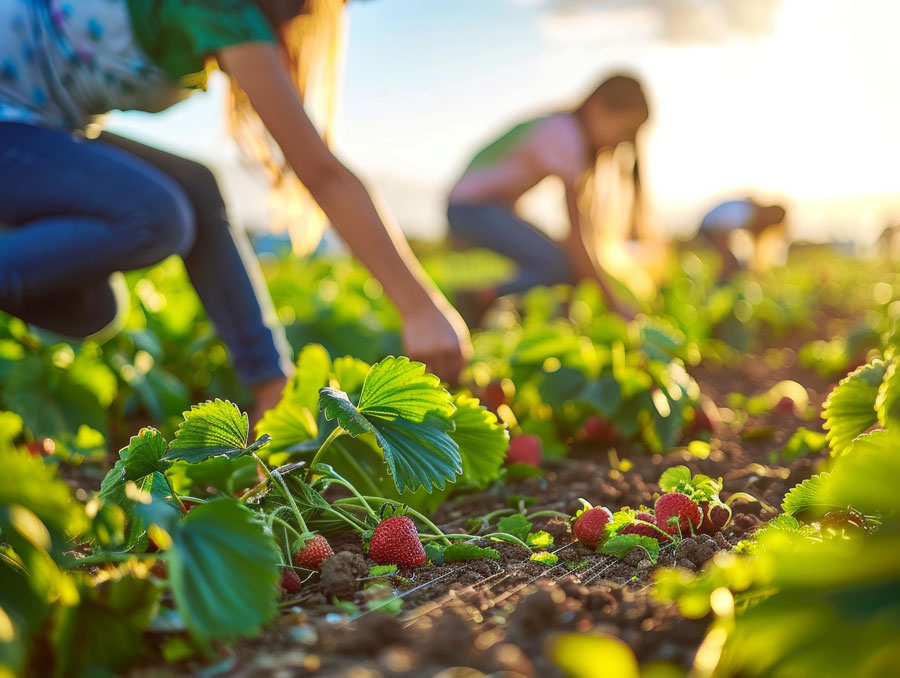 Strawberry Picking